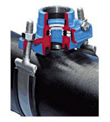 Opaska uniwersalna 3800 DN100 2" PN16 odcinająca