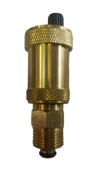 Odpowietrznik Automatyczny 1/2" mosiądz z zaworem stopowym