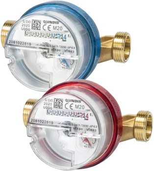 Wodomierz mechaniczny Q water 4 (SJ Evo) Q3 2,5 m3/h DN20 woda ciepła