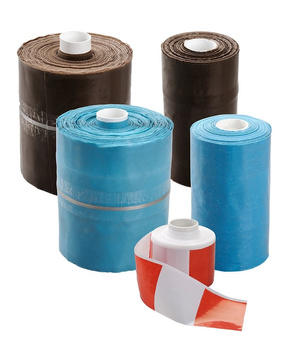 Taśma ostrzegawcza niebieska z wkładką metalową