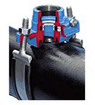 Opaska uniwersalna 3800 DN100 2" PN16 odcinająca