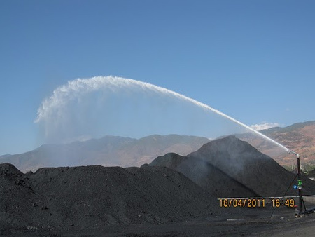 Zraszacz przemysłowy turbinowy działko do hałd S60-43