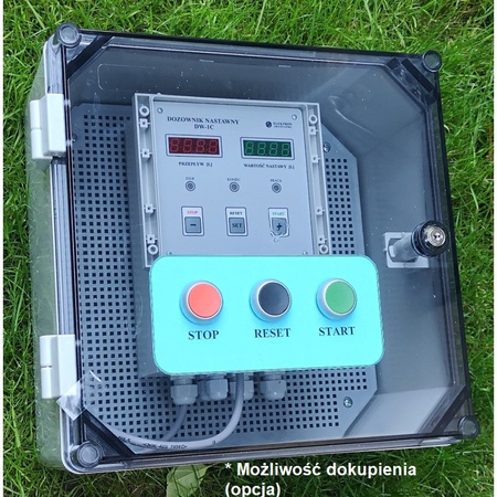 Dozownik wody DW-1C + wodomierz + elektrozawór -komplet na 5/4' dozowanie co 1 litr.