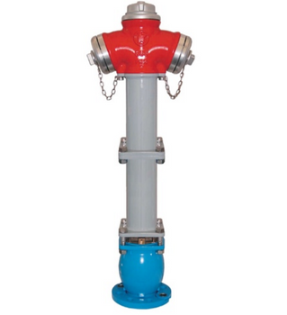 Hydrant nadziemny KR230 Duo DN80 RD1.5 nierdzewny
