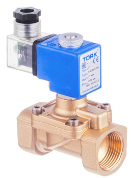 Zawór elektromagn. ze wspom. S1000 NC G3/4" 17B mosiądz EPDM 24 VAC