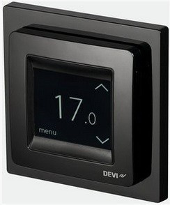 Elektroniczny regulator temperatury Danfoss DEVIReg Touch czarny
