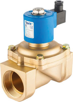 Zawór elektromagn. ze wspom. S1000 NC G1 1/2" 39B mosiądz EPDM korpus b/cewki