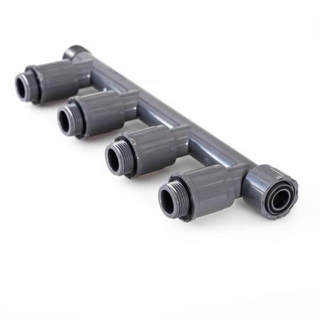 Teleskopowy rozdzielacz czteroportowy 1"