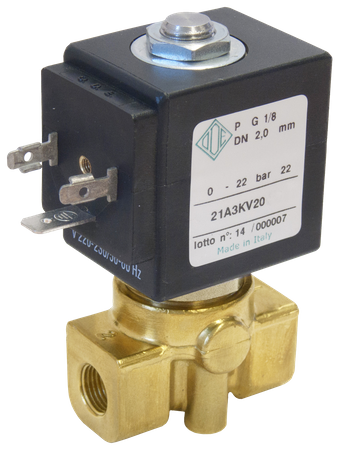 Zawór elektromagnetyczny 1/2” nz 21A8KV55/14W/12V DC