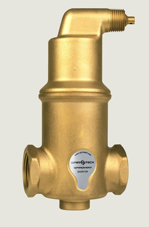 HUSTY Separator powietrza SPIROTECH SPIROVENT 1” – 10,0 bar – 110° C