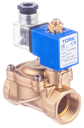 Zawór elektromagn. serwo S1030 NC G1 1/4" 30B mosiądz EPDM korpus b/cewki