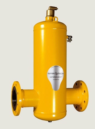 HUSTY Separator powietrza SPIROTECH SPIROVENT SN Hi-Flow DN100 - 10,0 bar – 110° C - do wspawania