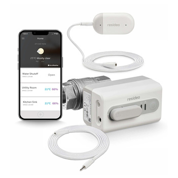 Zawór odcinający ½” z siłownikiem L5 WiFi i czujnikiem L1 WiFi