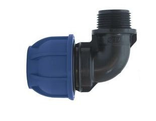 PE Kolano DN90xGZ4" 90° PN16