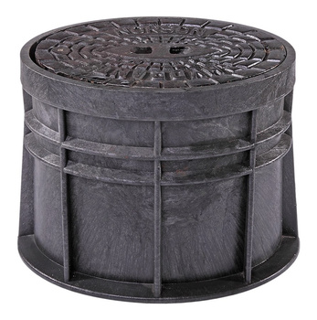 Skrzynka wodociągowa PEHD/żeliwo - Hydrantowa PEHD fig. 4055 "G" owalna