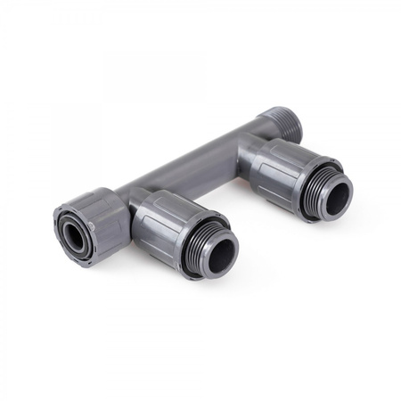 Teleskopowy rozdzielacz dwuportowy 1"