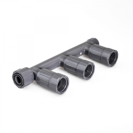 Teleskopowy rozdzielacz trzyportowy 1"