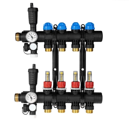 Rozdzielacz poliamidowy ProCalida EF1 3 obiegi grzewcze, G1", 0,2÷1,6 l/min