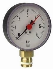 Manometr Afriso RF 100 1/2" pion 0-10bar