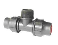 Trójnik skręcany DN16x3/4"GZ