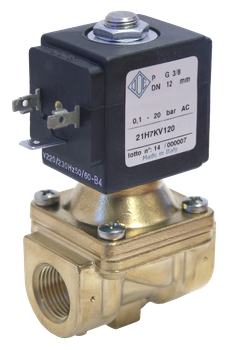 Zawór elektromagnetyczny 3/8" nz 21H7KE120/14W/24V DC