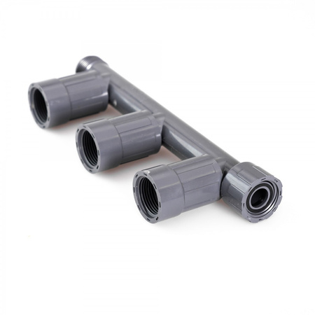 Teleskopowy rozdzielacz trzyportowy 1"