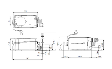 GRUNDFOS - Agregat podnoszący Sololift2 D-2 - 97775318
