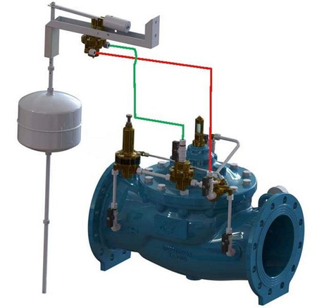 T.I.S. - Zawór membranowy regulacji i podtrzymania ciśnienia - Art.M3620 DN200 PN10/PN16