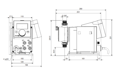 Pompa dozująca DDA17-7 AR-PV/T/C-F-31U2U2FG