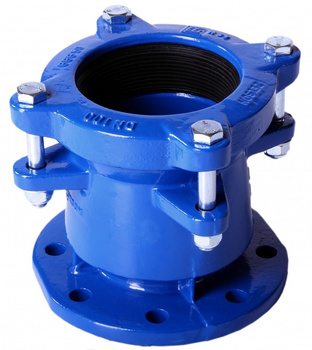 Łącznik rurowo-kołnierzowy RK - DN150 (158 - 184 mm) PN10/16 krótki