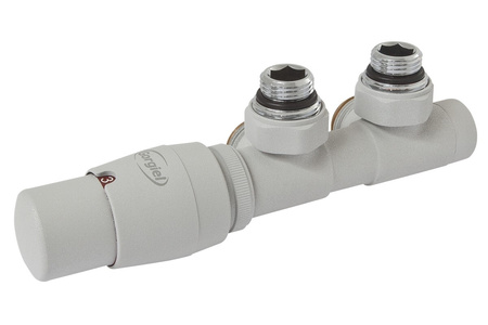komplet termostatyczny GZ1 2 x3 4  podwójny prawy ciemny grafit mat z głowicą 2207011104