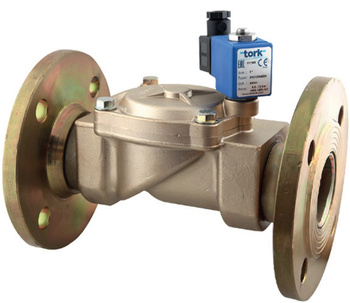 Zawór elektromagn. serwo kołnierz. S1010-F NC DN50 46B mosiądz EPDM korpus b/cewki