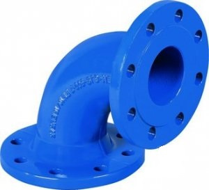 Kolano kołnierzowe Q DN80, PN16, do wody