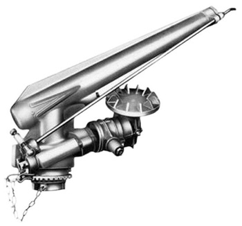 Armatka działko zraszacz turbinowy polowy sektorywy i pełnoobrotowy S45